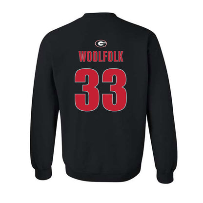 Georgia - NCAA Women's Basketball : Mia Woolfolk - Classic Shersey Crewneck Sweatshirt-1