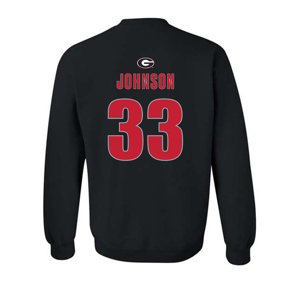 Georgia - NCAA Football : Quintavius Johnson - Classic Shersey Crewneck Sweatshirt-1