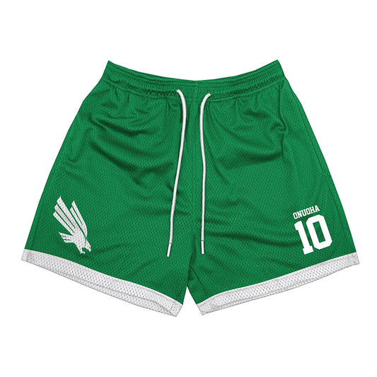 North Texas - NCAA Football : David Onuoha - Green Shorts-0