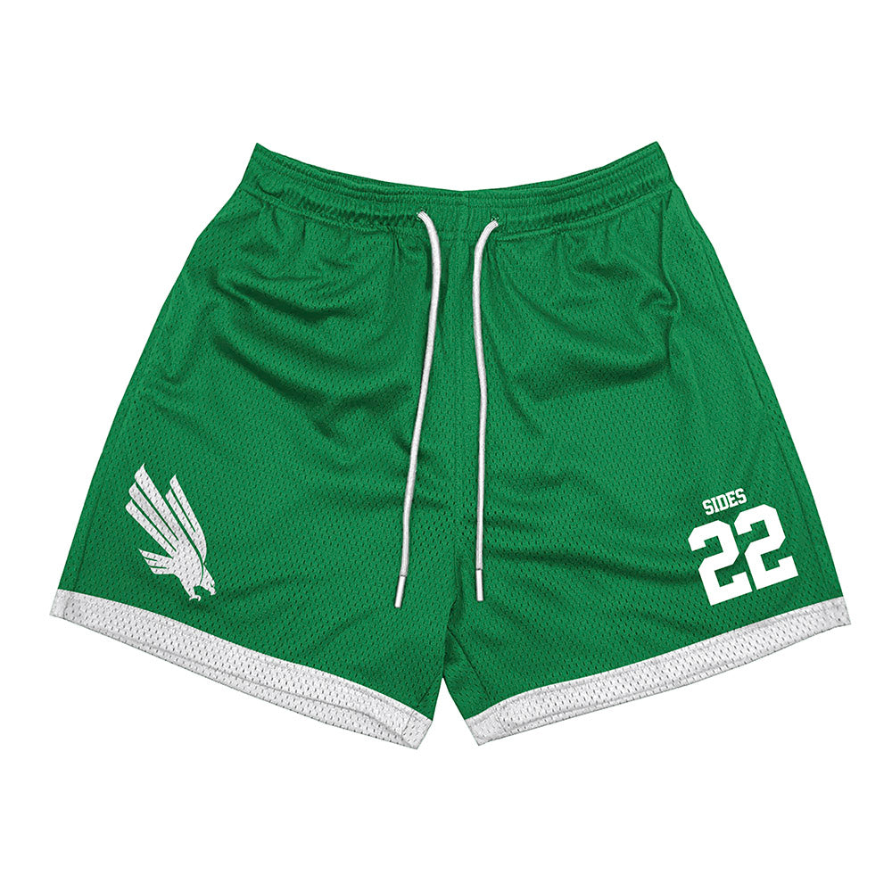 North Texas - NCAA Football : Landon Sides - Green Shorts