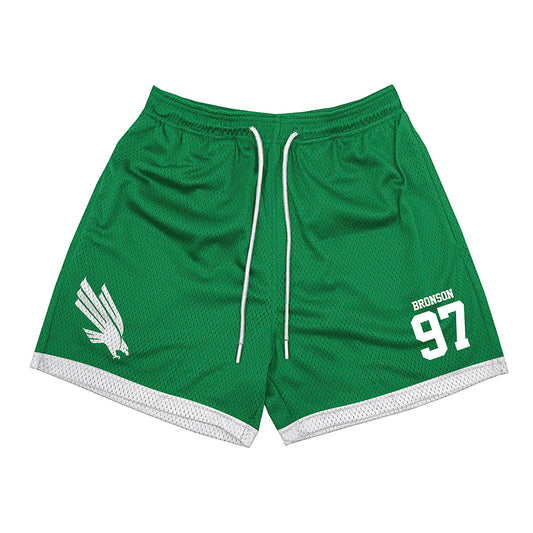 North Texas - NCAA Football : Treviance Bronson - Green Shorts