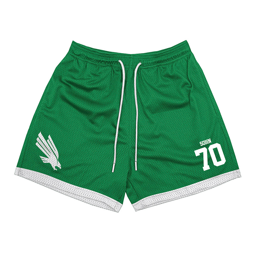 North Texas - NCAA Football : Isaac Sohn - Green Shorts