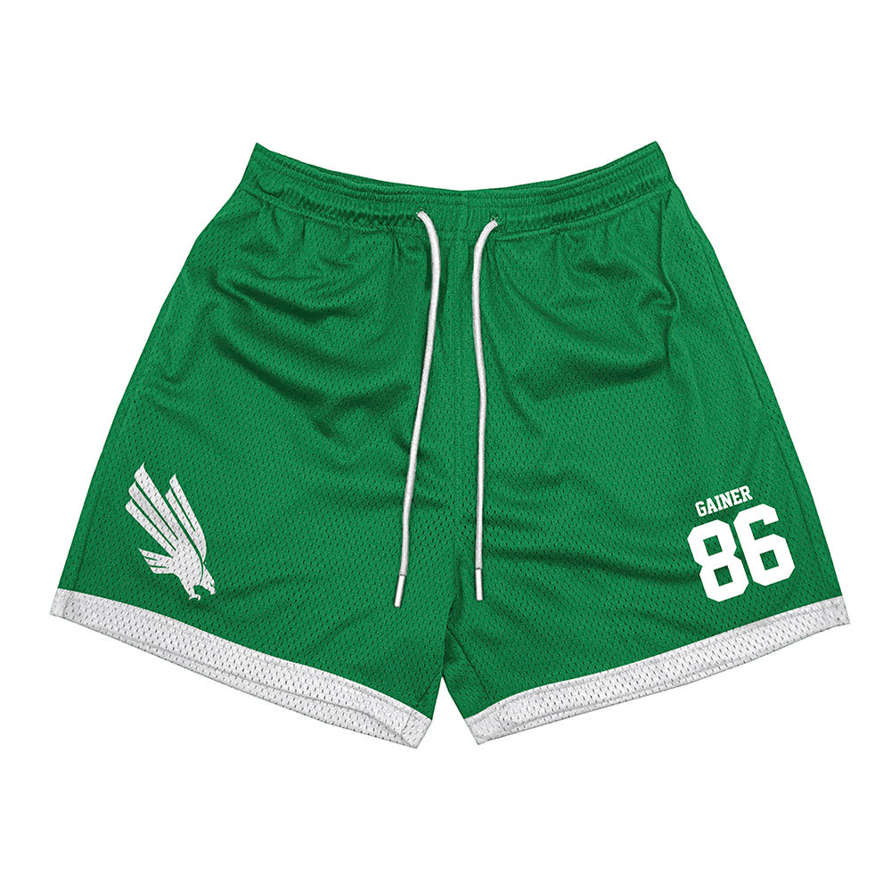 North Texas - NCAA Football : Grant Gainer - Green Shorts-0