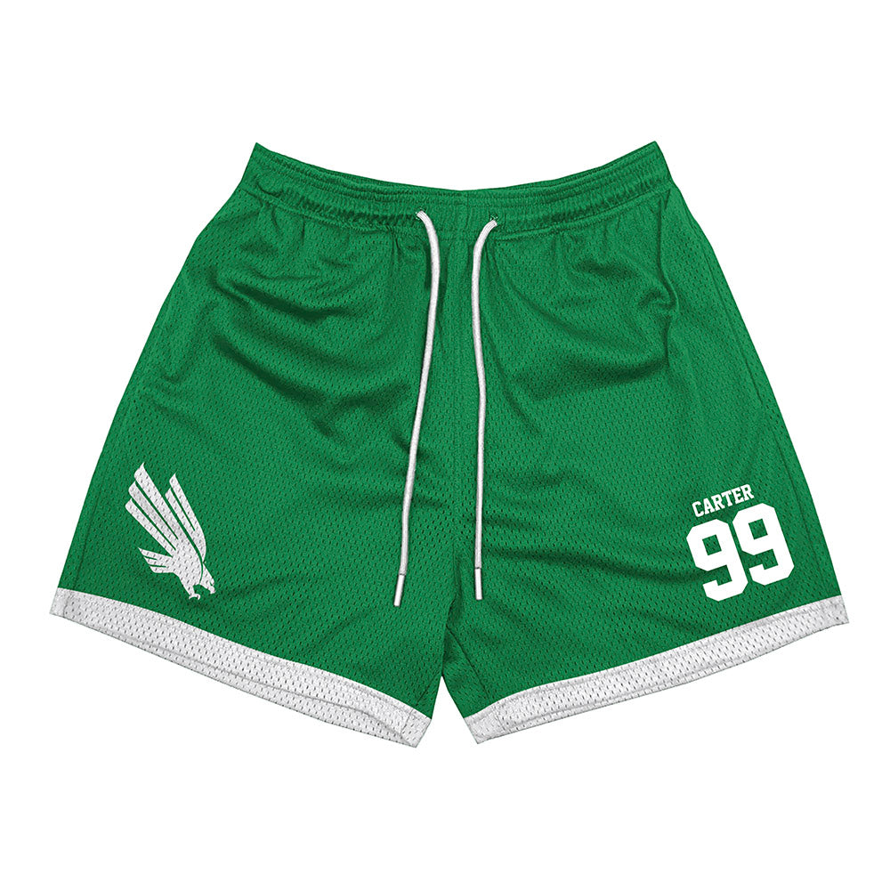 North Texas - NCAA Football : Avion Carter - Green Shorts-0