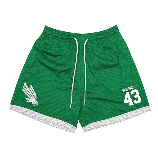 North Texas - NCAA Football : Anthony Benford - Green Shorts-0