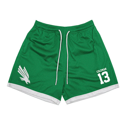 North Texas - NCAA Football : Miles Coleman - Green Shorts