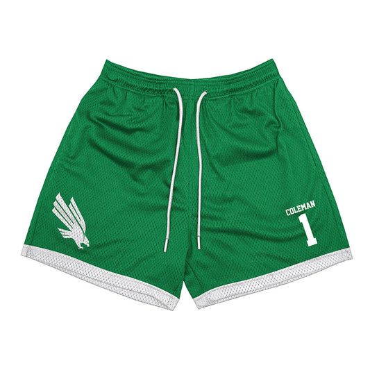 North Texas - NCAA Football : Miles Coleman - Green Shorts-0