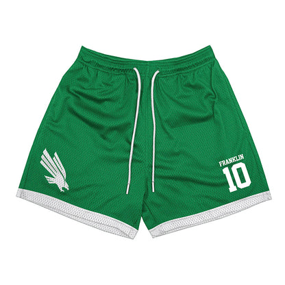 North Texas - NCAA Men's Basketball : Cole Franklin - Green Shorts-0