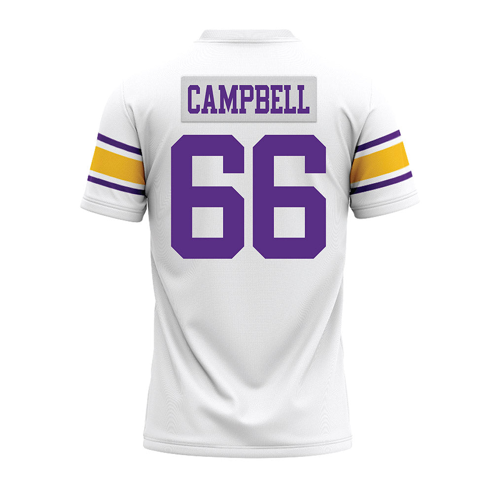 LSU - NCAA Football : Will Campbell - White Premium Football Jersey