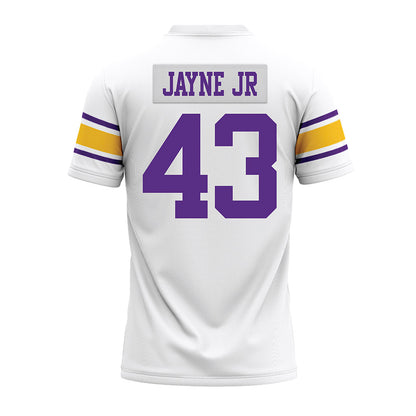 LSU - NCAA Football : Matt Jayne Jr - White Premium Football Jersey