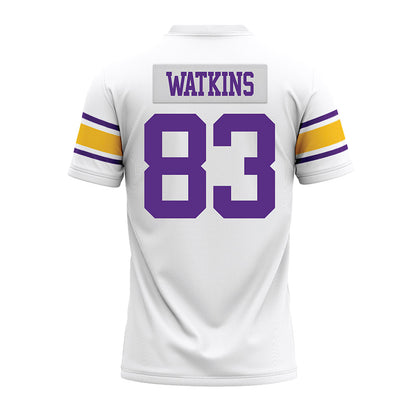 LSU - NCAA Football : Jelani Watkins - White Premium Football Jersey