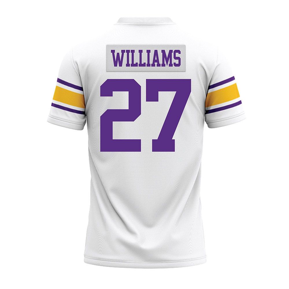 LSU - NCAA Football : Josh Williams - White Premium Football Jersey