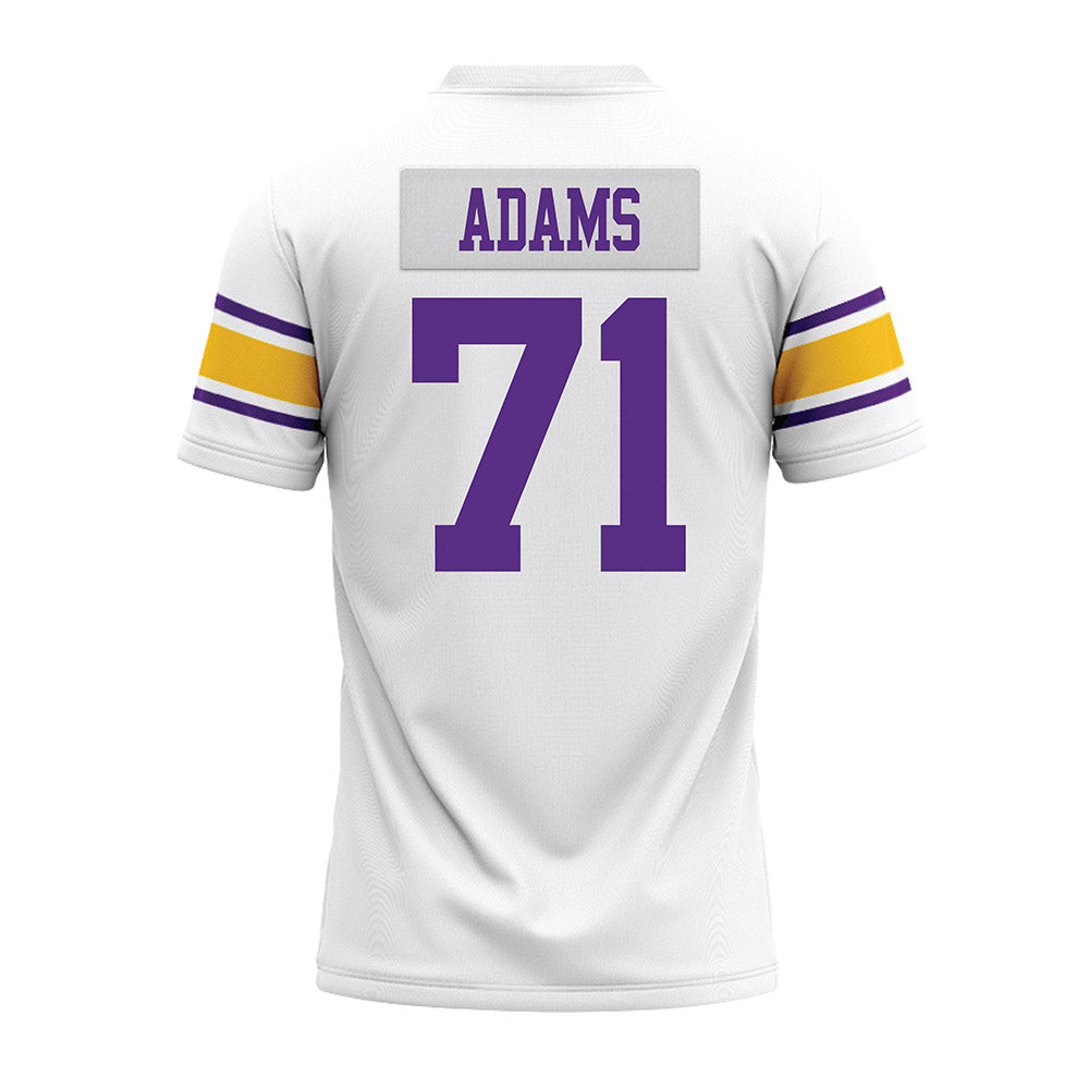 LSU - NCAA Football : Tyree Adams - White Premium Football Jersey