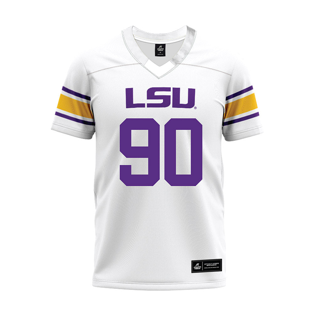 LSU - NCAA Football : Jacobian Guillory - White Premium Football Jersey