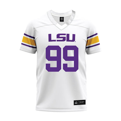 LSU - NCAA Football : Blake Ochsendorf - White Premium Football Jersey