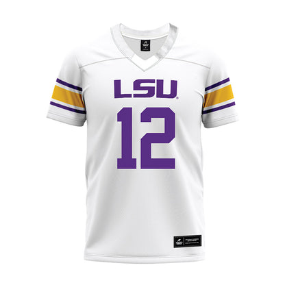 LSU - NCAA Football : Knox Dyson - White Premium Football Jersey