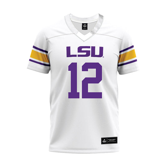 LSU - NCAA Football : Knox Dyson - White Premium Football Jersey