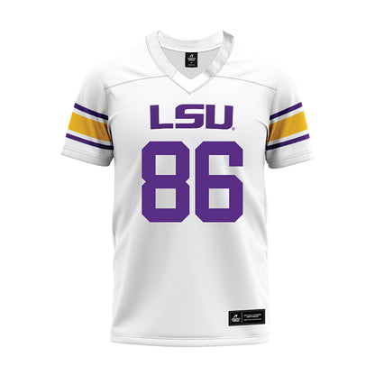 LSU - NCAA Football : Mason Taylor - White Premium Football Jersey