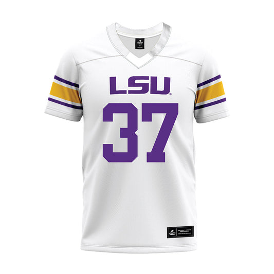 LSU - NCAA Football : Craig Walton Jr - White Premium Football Jersey