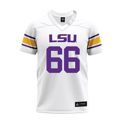 LSU - NCAA Football : Will Campbell - White Premium Football Jersey