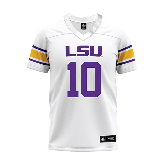 LSU - NCAA Football : Dashawn Spears - White Premium Football Jersey-0