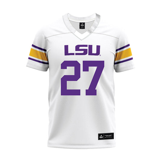 LSU - NCAA Football : Josh Williams - White Premium Football Jersey