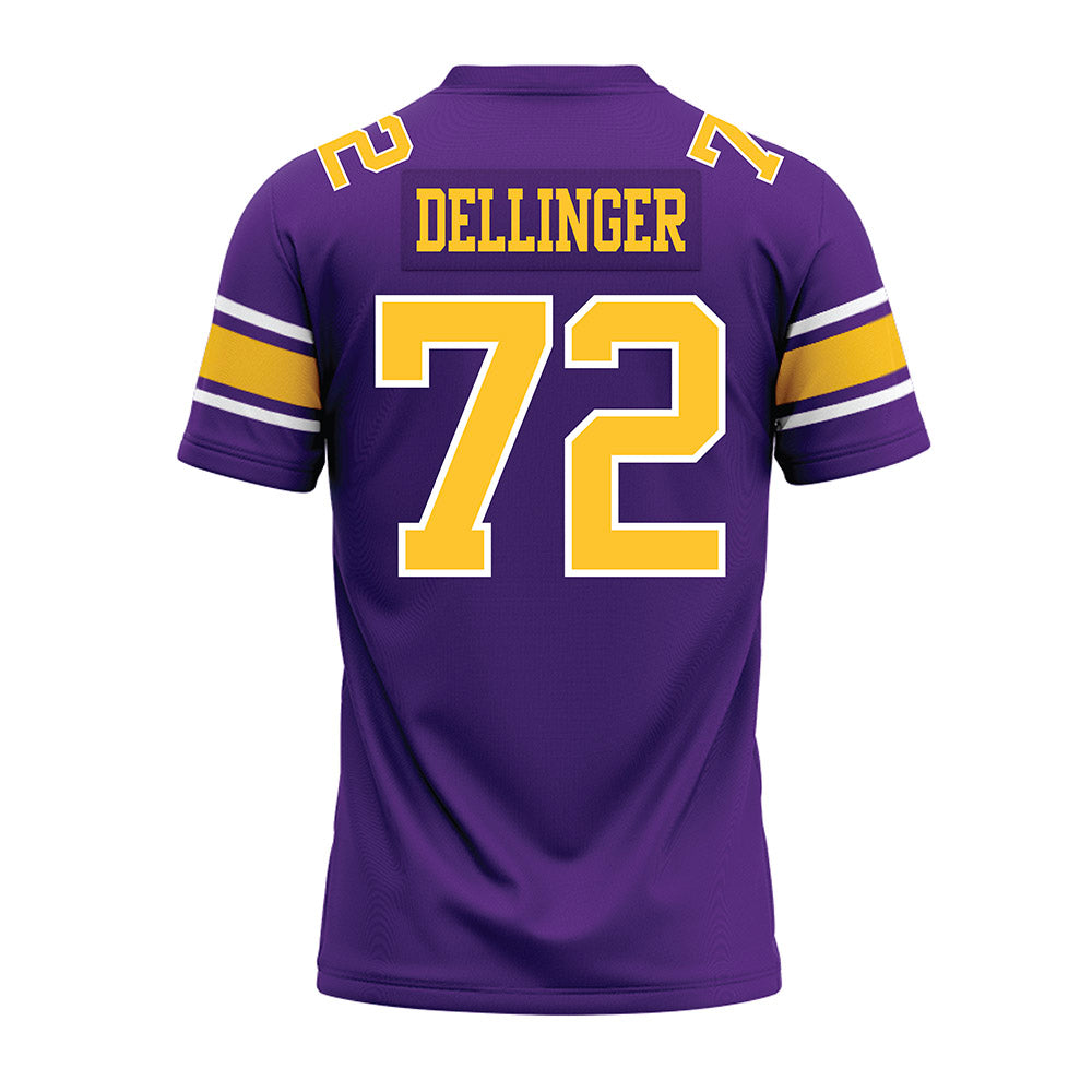 LSU - NCAA Football : Garrett Dellinger - Premium Football Jersey