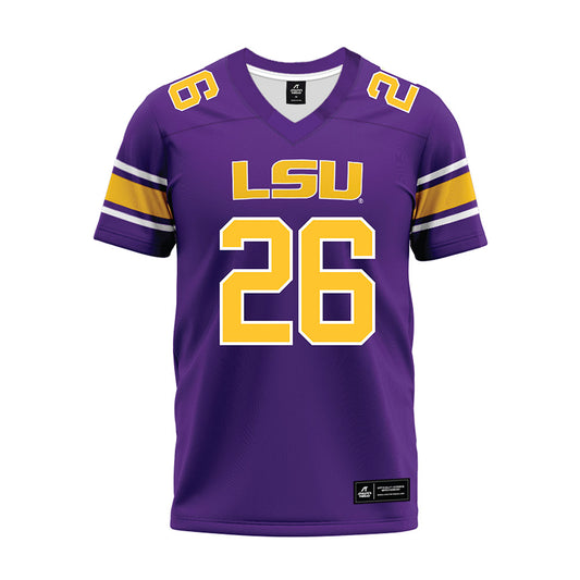 LSU - NCAA Football : Cowinn Helaire - Premium Football Jersey