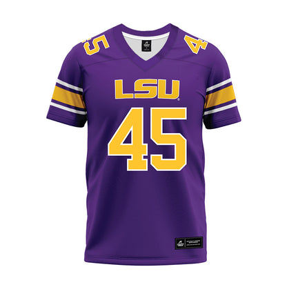 LSU - NCAA Football : Jake Davis - Premium Football Jersey