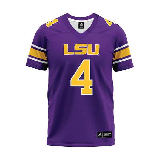 LSU - NCAA Football : Nic Anderson - Purple Premium Football Jersey-0
