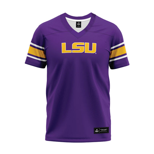 LSU - NCAA Football : Keylan Moses - Purple Premium Football Jersey-0