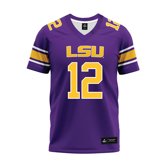 LSU - NCAA Football : Jimari Butler - Purple Premium Football Jersey-0
