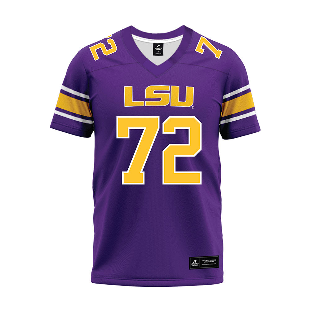 LSU - NCAA Football : Garrett Dellinger - Premium Football Jersey