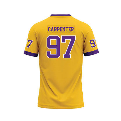 LSU - NCAA Football : Dylan Carpenter - Gold Premium Football Jersey-1