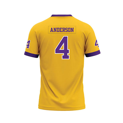 LSU - NCAA Football : Nic Anderson - Gold Premium Football Jersey-1