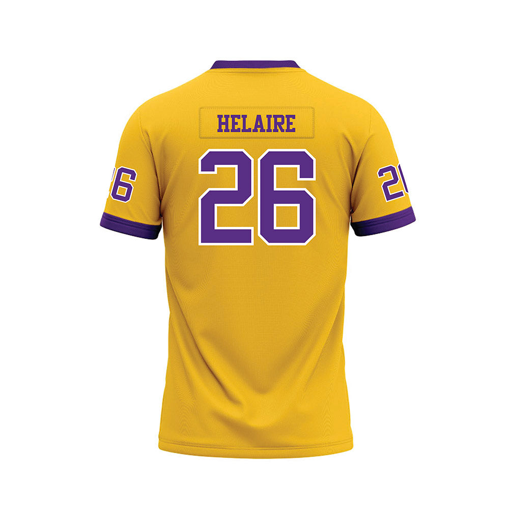 LSU - NCAA Football : Cowinn Helaire - Premium Football Jersey