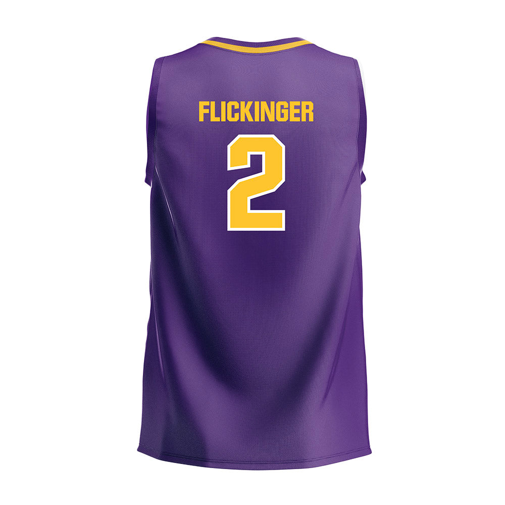 LSU - NCAA Women's Volleyball : Paige Flickinger - Purple Volleyball Jersey