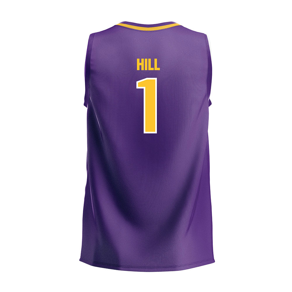 LSU - NCAA Women's Volleyball : Samarah Hill - Purple Volleyball Jersey