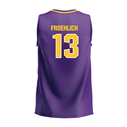 LSU - NCAA Women's Volleyball : AC Froehlich - Purple Volleyball Jersey