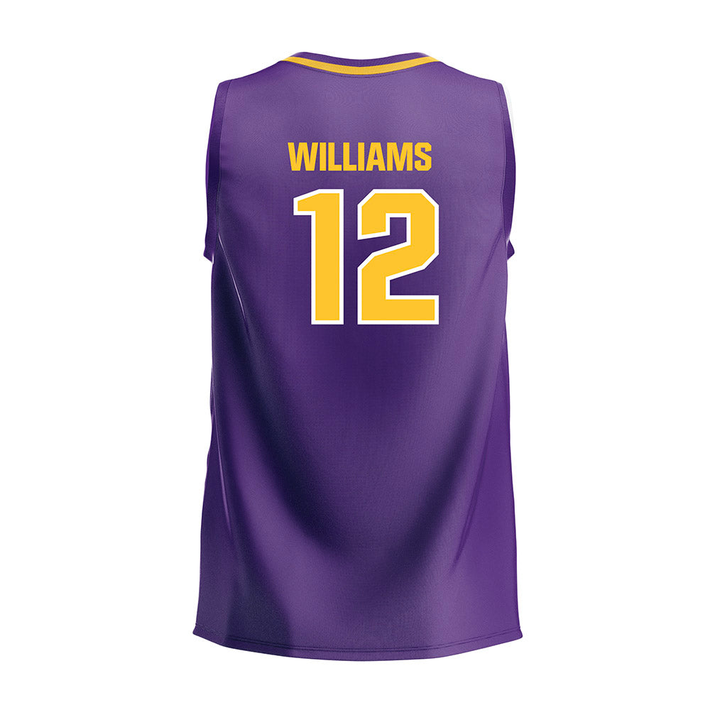 LSU - NCAA Women's Volleyball : Alia Williams - Purple Volleyball Jersey