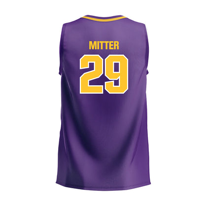 LSU - NCAA Women's Volleyball : Emily Mitter - Purple Volleyball Jersey