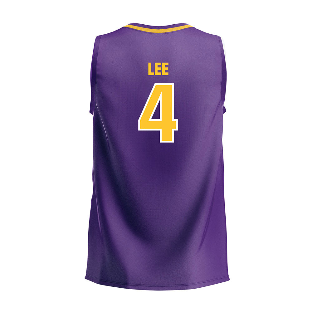 LSU - NCAA Women's Volleyball : Angie Lee - Purple Volleyball Jersey