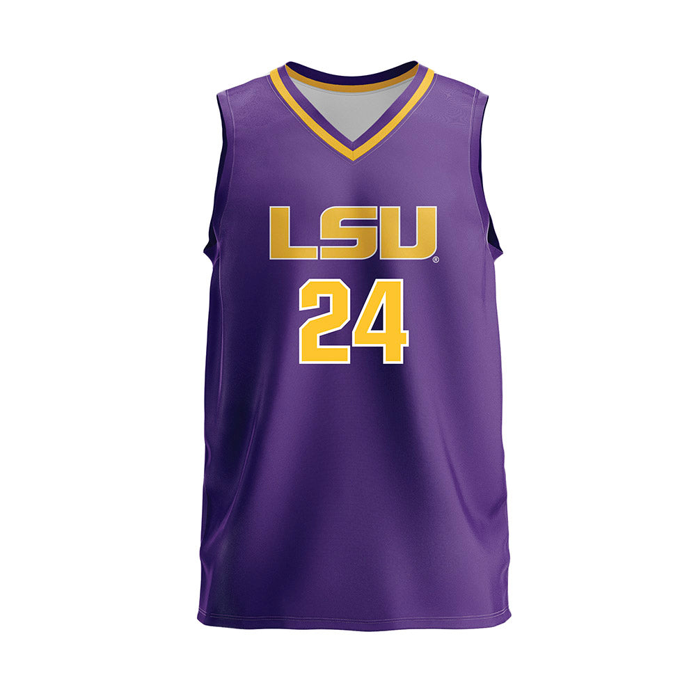 LSU - NCAA Women's Volleyball : Tatum Finlason - Purple Volleyball Jersey