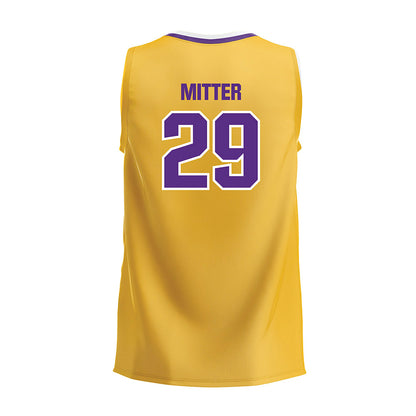 LSU - NCAA Women's Volleyball : Emily Mitter - Gold Volleyball Jersey