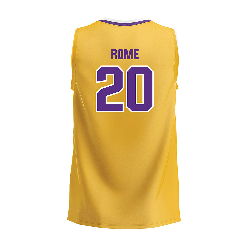 LSU - NCAA Women's Volleyball : Mika Rome - Gold Volleyball Jersey