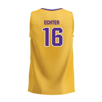 LSU - NCAA Women's Volleyball : Ellie Echter - Gold Volleyball Jersey