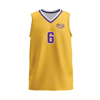 LSU - NCAA Women's Volleyball : Madison Martin - Gold Volleyball Jersey