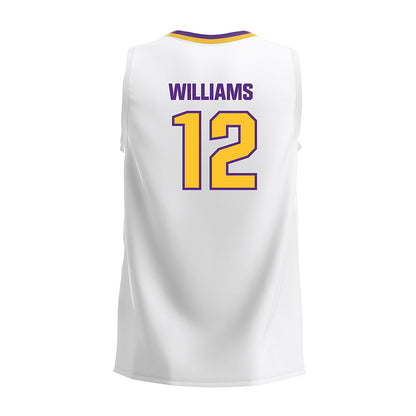 LSU - NCAA Women's Volleyball : Alia Williams - White Volleyball Jersey