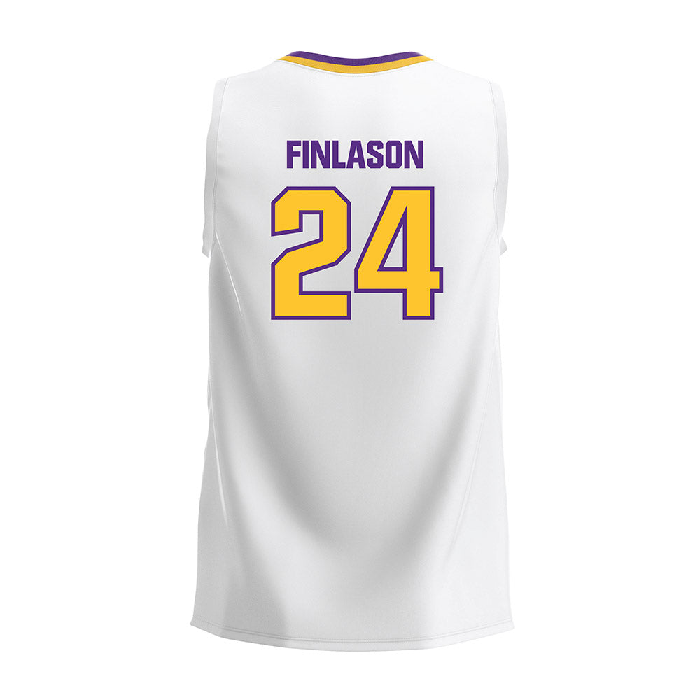 LSU - NCAA Women's Volleyball : Tatum Finlason - White Volleyball Jersey