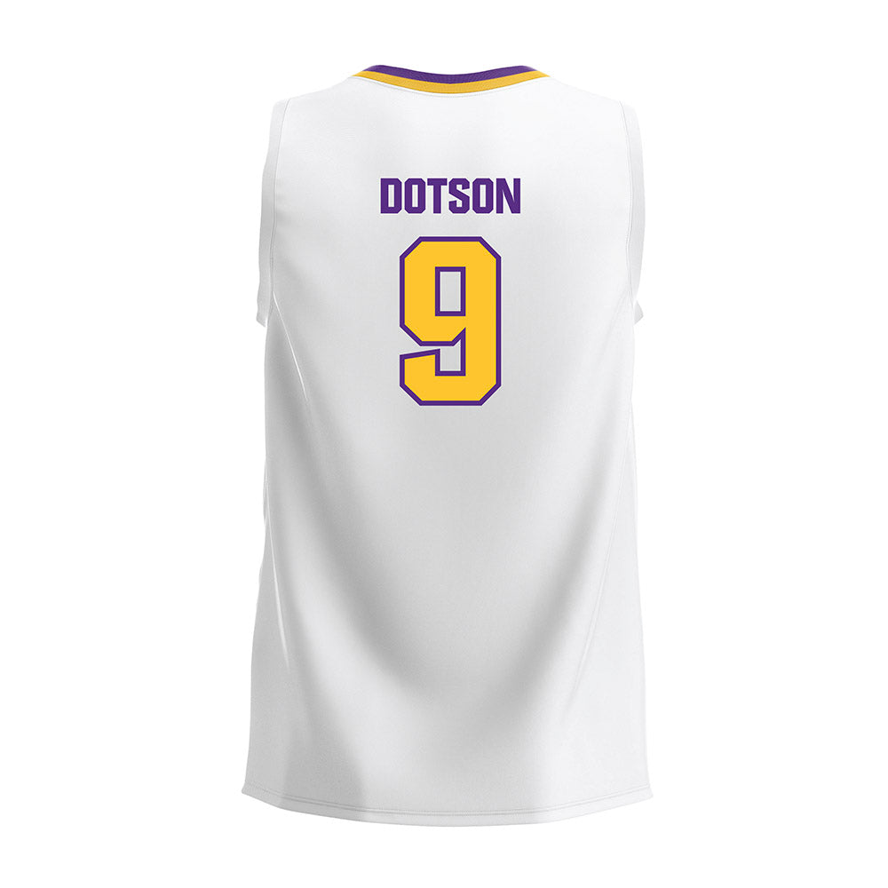 LSU - NCAA Women's Volleyball : Sanaa Dotson - White Volleyball Jersey